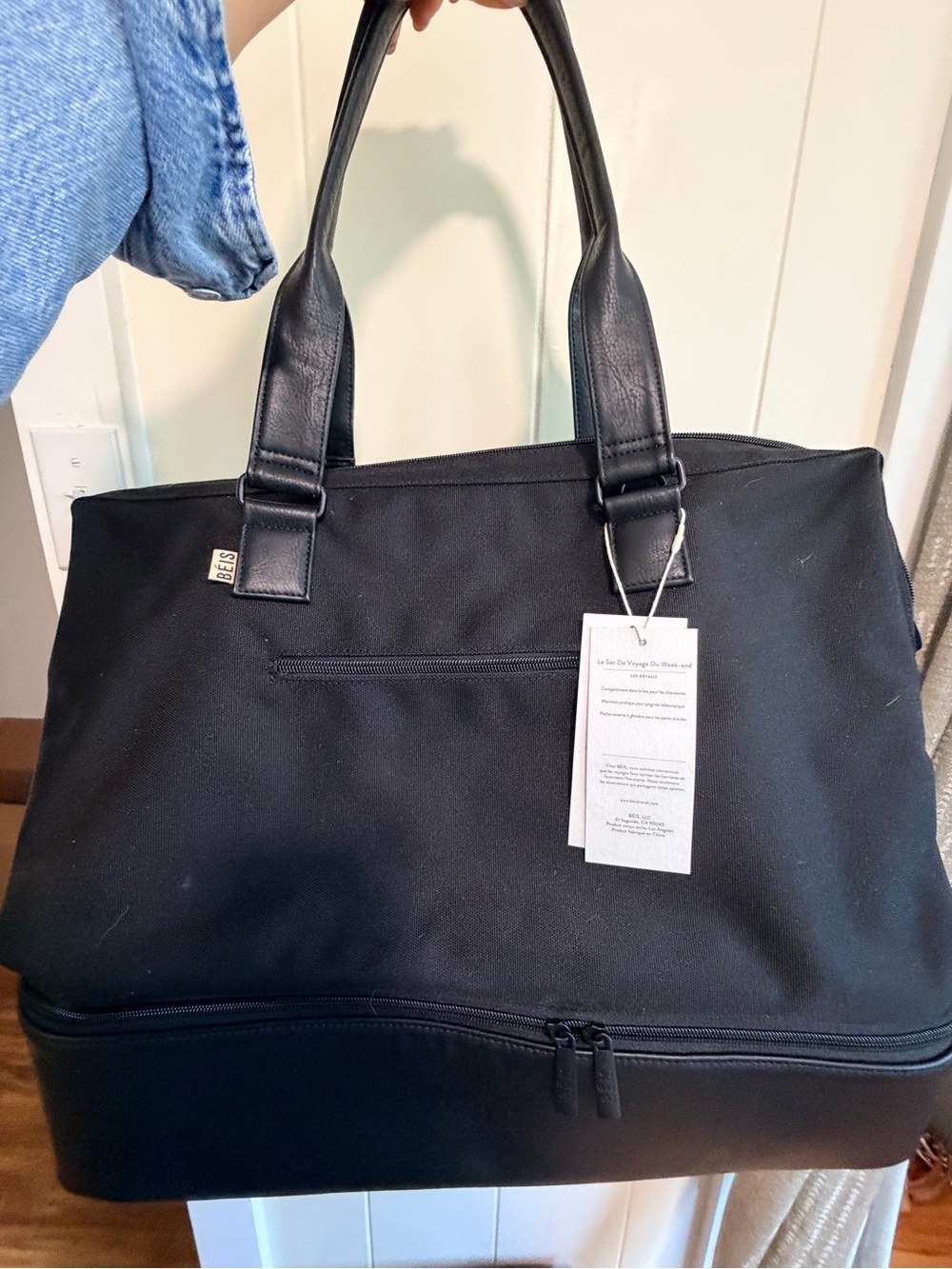 [NWT] BEIS The Weekender Travel Tote Bag